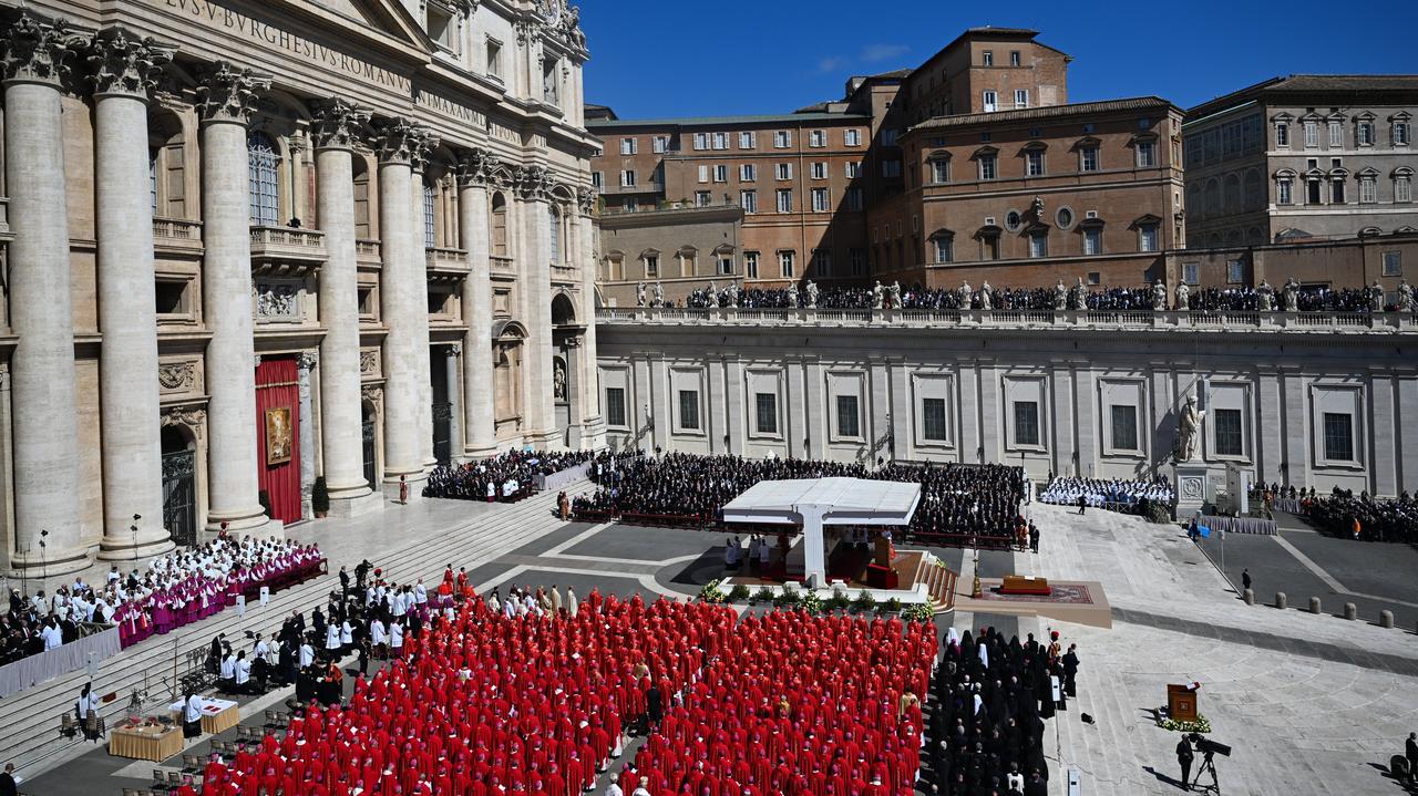 Modlitwa po polsku podczas pogrzebu papieża