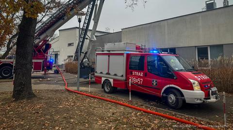 Pożar i dwie eksplozje w szpitalu w Puszczykowie