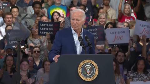 Biden spoke after the debate.  He says what he's going to do