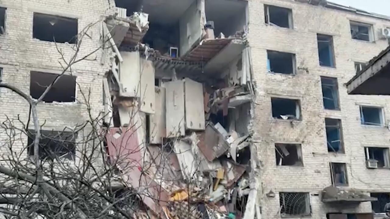 Rosjanie uderzyli w internat i bloki. "Wśród rannych jest sześcioro dzieci"