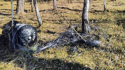 Łowyń. Leśnik znalazł kolejny zbiornik, który może być częścią rakiety Falcon 9