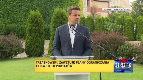 Rafał Trzaskowski o słowach prezydenta na temat szczepionek