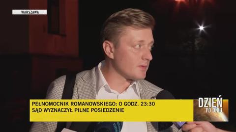 Lewandowski: Romanowski ma drugi immunitet, który nie został mu skutecznie uchylony