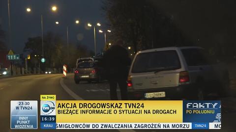 Akcja "Drogowskaz" TVN24. Relacja z Łodzi