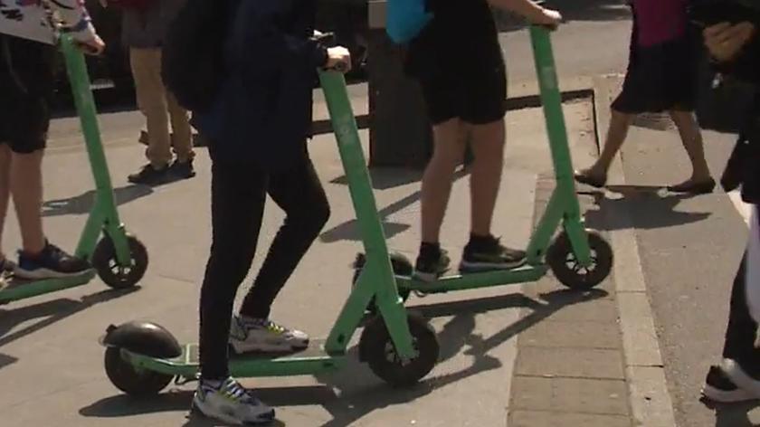 Nie ma już wolnoamerykanki na e-hulajnogach, policja interweniuje (13.05.2022)