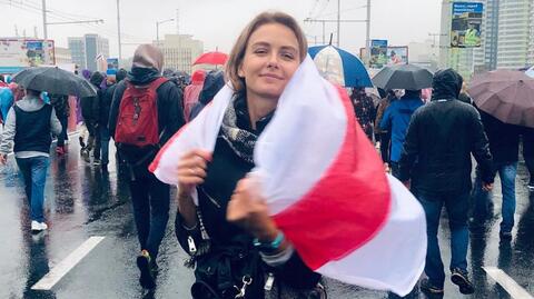 Zatrzymania podczas protestu w Mińsku