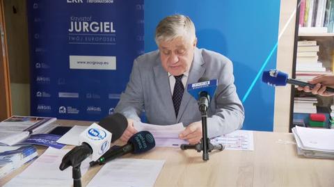 Krzysztof Jurgiel zorganizował konferencję prasową dla dziennikarzy