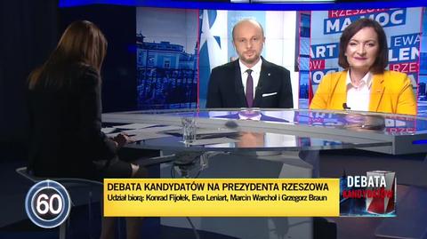 Debata kandydatów: Konrad Fijołek odpowiada na pytanie o akcję szczepień