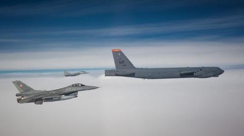 Polskie F-16 na zdjęciach z powietrza