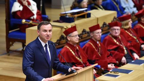 Prezydent otworzył rok akademicki. "Nie ma nauki bez wolności"