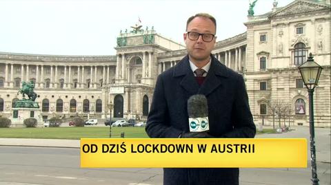 Od poniedziałku w Austrii trwa lockdown