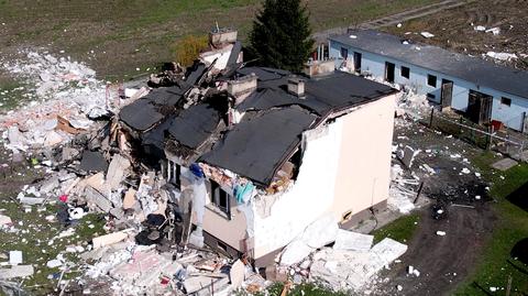 Wojewoda: budynek mieszkalny został zniszczony