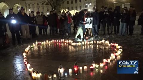 "Światełko przeciw nienawiści" w Krakowie. Piąta rocznica śmierci Adamowicza