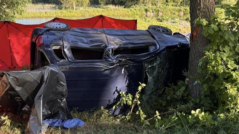 Kierowca uderzył w drzewo, nie żyje 