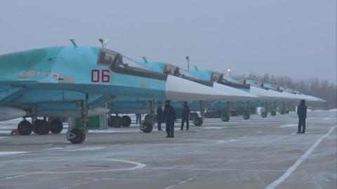 Rosyjskie Su-34 w Kraju Chabarowskim na Dalekim Wschodzie