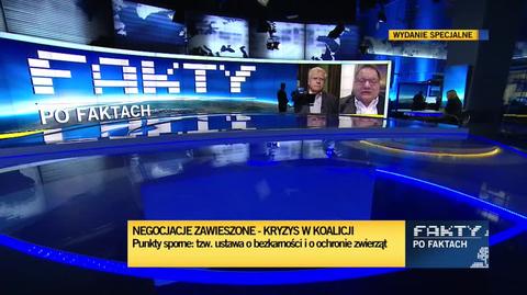 Kalisz: widać było, że Ziobro rozpycha się bardzo, a na to Kaczyński nie mógł pozwolić