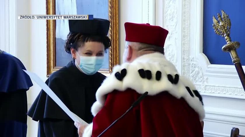 Olga Tokarczuk doktorem honoris causa UW
