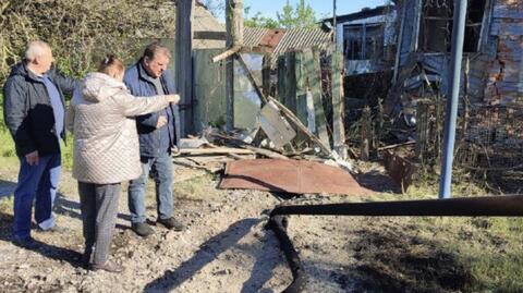 Pożar składu amunicji w obwodzie biełgorodzkim. Nagranie archiwalne 