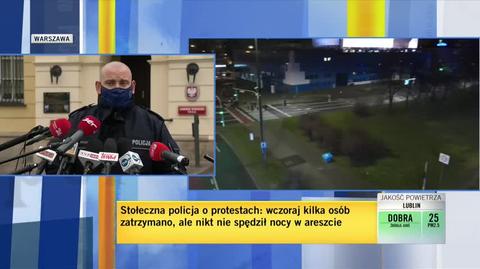 Rzecznik KSP o użyciu gazu wobec Nowackiej: nagranie z kamery policjanta będzie kluczowe 