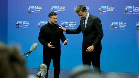 Wołodymyr Zełenski, Mark Rutte