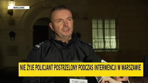 Rzecznik KSP o interwencji na ul. Inżynierskiej. Policjant został postrzelony, później zmarł