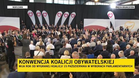 Ministra edukacji Barbara Nowacka podczas konwencji KO