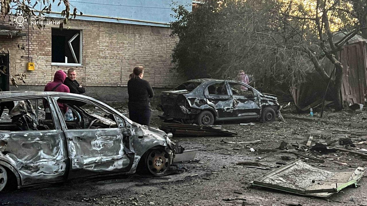 Rosyjskie drony i pociski uderzyły w ukraińskie miasta