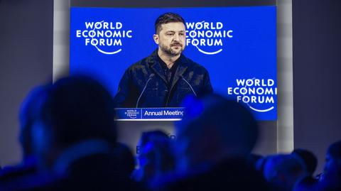 Zełenski w Davos