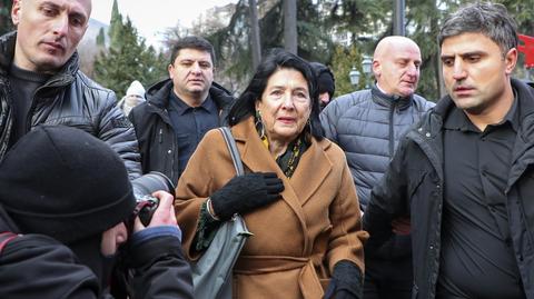 Protest w Tbilisi. Nagranie z 29 listopada