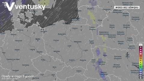 Prognozowane opady w najbliższych dniach