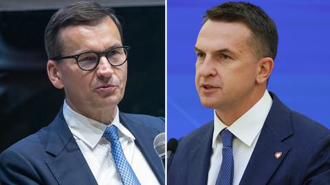 Minister finansów Andrzej Domański o deficycie budżetu państwa w projekcie budżetu na 2025 rok