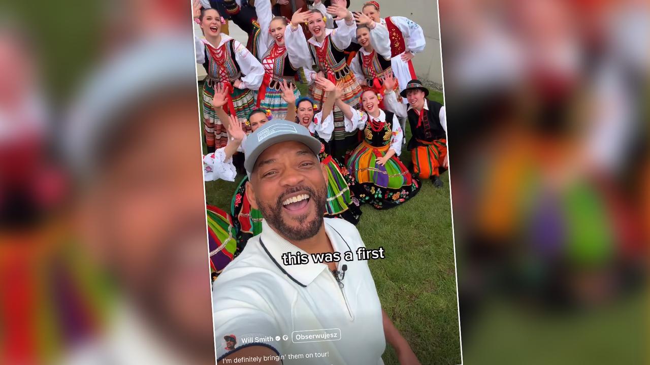 Will Smith z polskim zespołem ludowym. "Zabieram ich w trasę!"