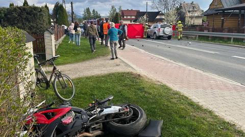 Nie żyje motocyklista