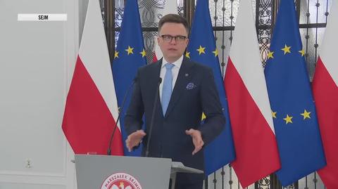 Hołownia: "Te słowa zhańbiły demokrację" 