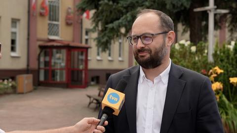 Łukasz Miśkiewicz, burmistrz Pionek