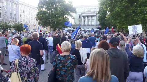 Poznań. Protesty w obronie wolności słowa