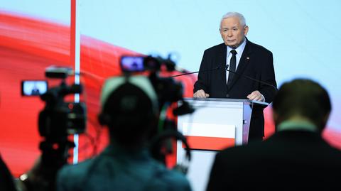 Jarosław Kaczyński broni Marszu Niepodległości. Twierdzi, że to "uroczystość spokojna"