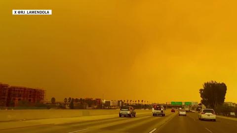 Hughes Fire near Los Angeles