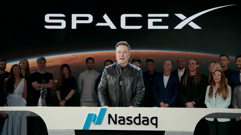 Elon Musk - debiut giełdowy SpaceX