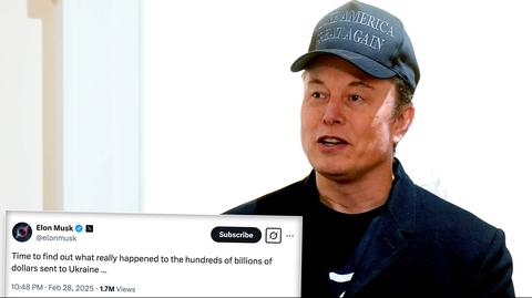 Elon Musk o DOGE na posiedzeniu gabinetu Donalda Trumpa