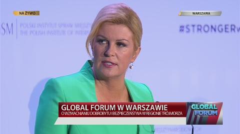 Prezydent Chorwacji na Global Forum 2017