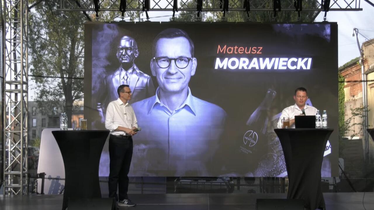 Piwo, Mentzen, Morawiecki i "sigma" Kaczyński. "Nie powinienem tutaj przychodzić"