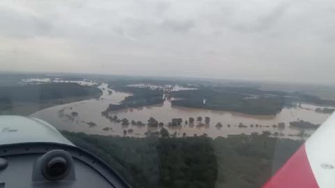 Tak w poniedziałek, 16 września, wyglądało ujście Nysy Kłodzkiej do Odry