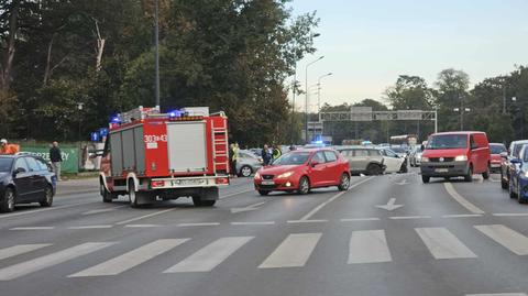 Jedna osoba trafiła do szpitala