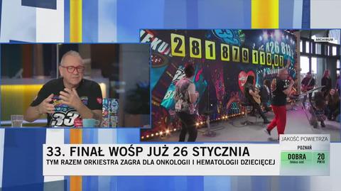 33. Finał Wielkiej Orkiestry Świątecznej Pomocy. Zagra, by spełnić marzenia oddziałów hematologicznych i onkologicznych