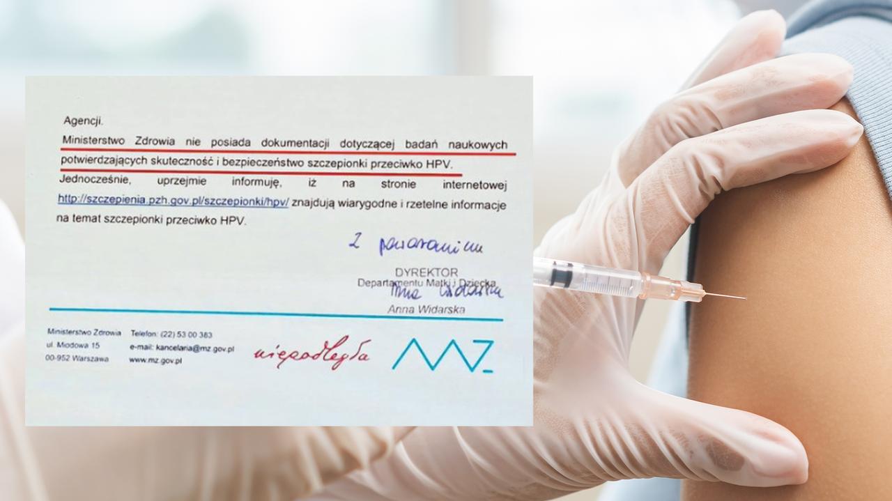 Szczepionki na HPV. Pismo z resortu zdrowia wykorzystane do fałszywego przekazu