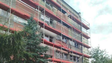 Pożar mieszkania w centrum Łodzi