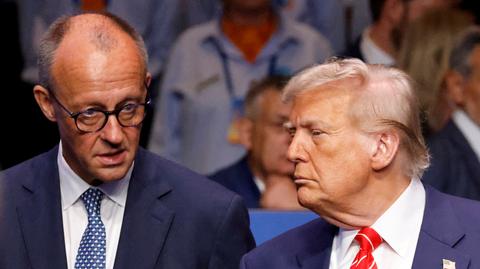 Friedrich Merz i Donald Trump