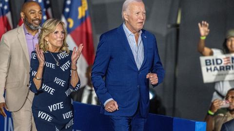 Joe Biden z małżonką Jill 