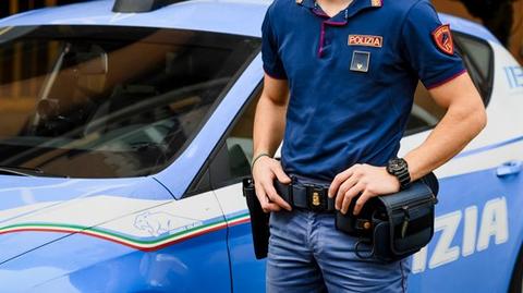 Włoska policja. Wideo archiwalne